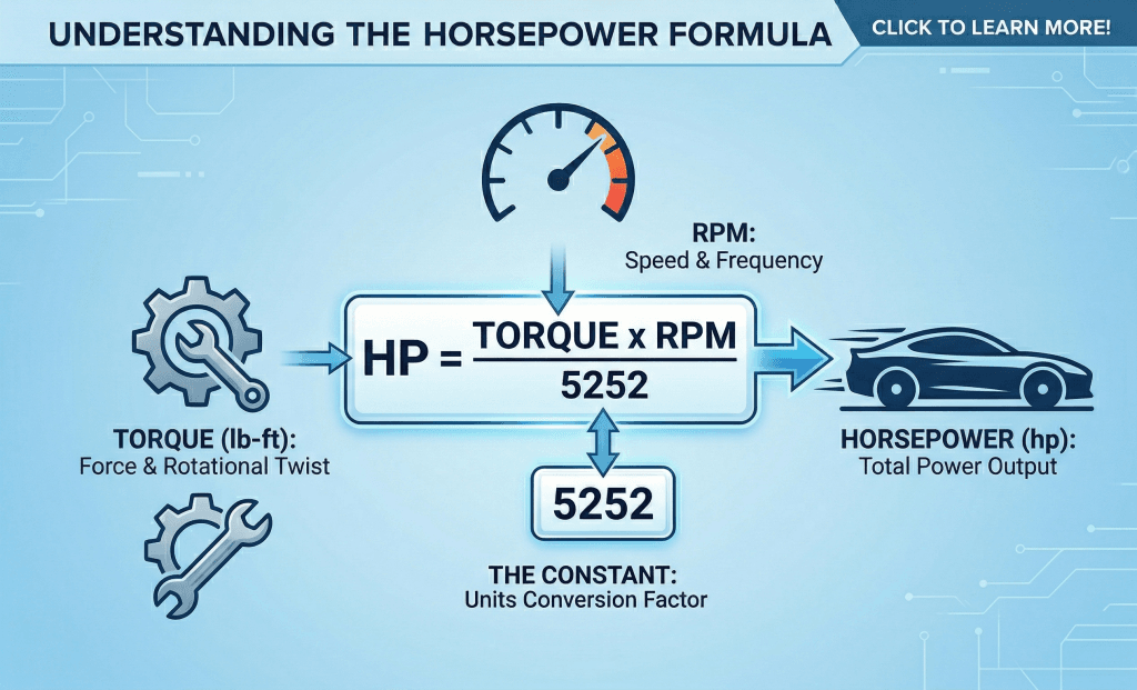 Horsepower Formula for Calculating Power Output