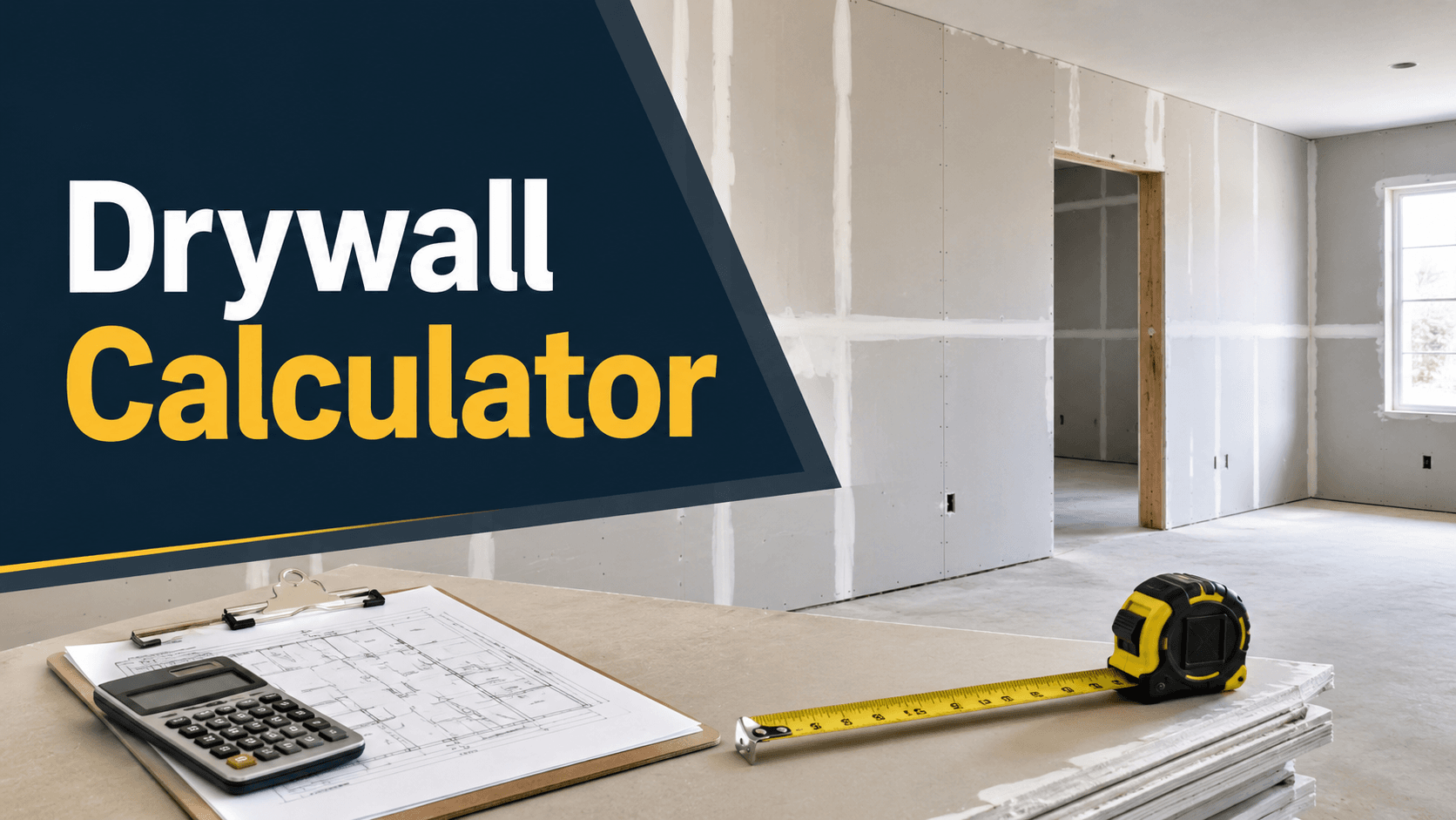 Drywall Calculator | Sheet & Cost Estimator