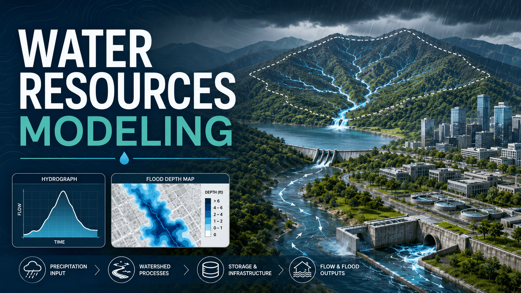 Water Resources Modeling: Types, Workflow & Tools