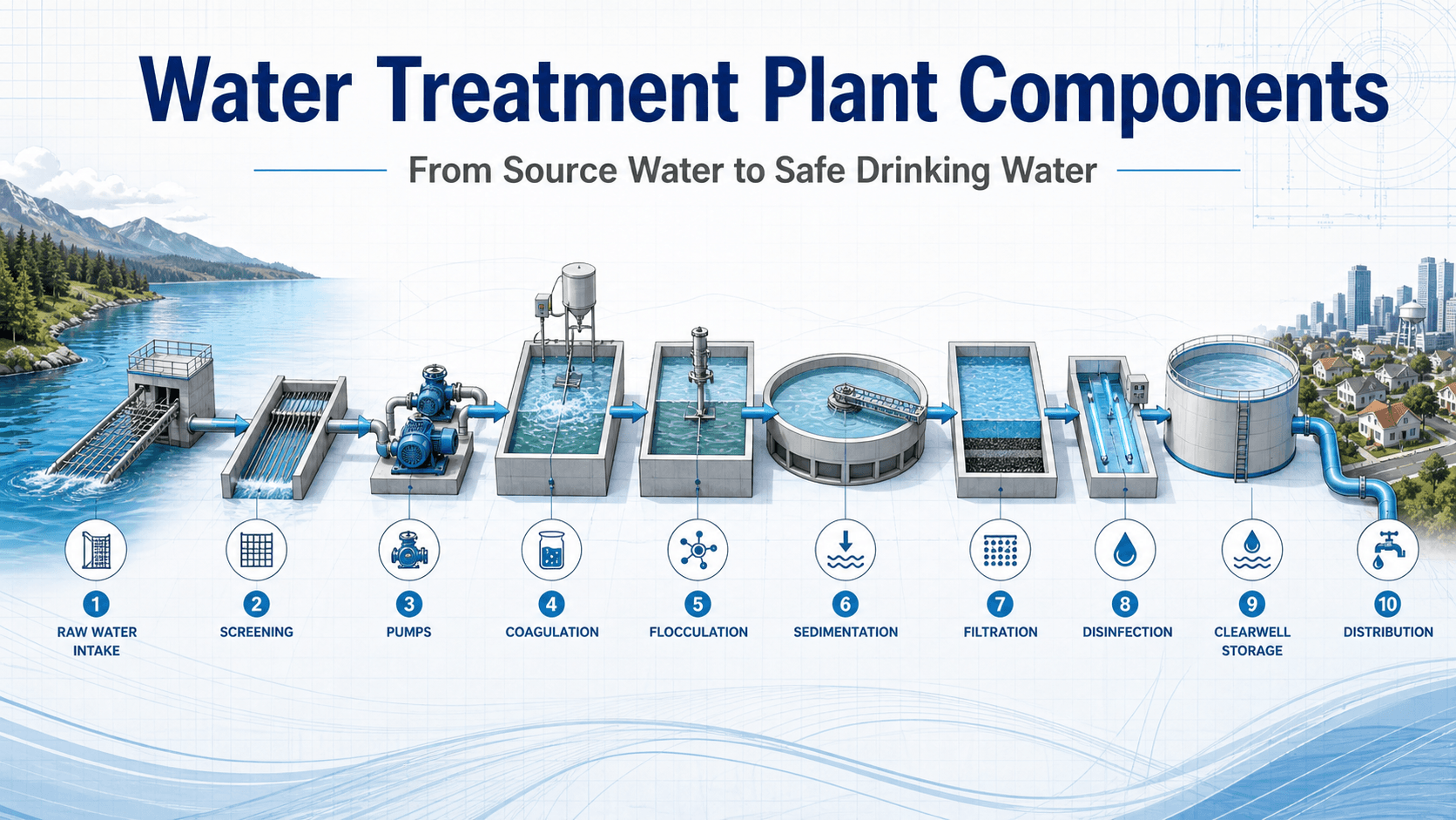 Water Treatment Plant Components Explained