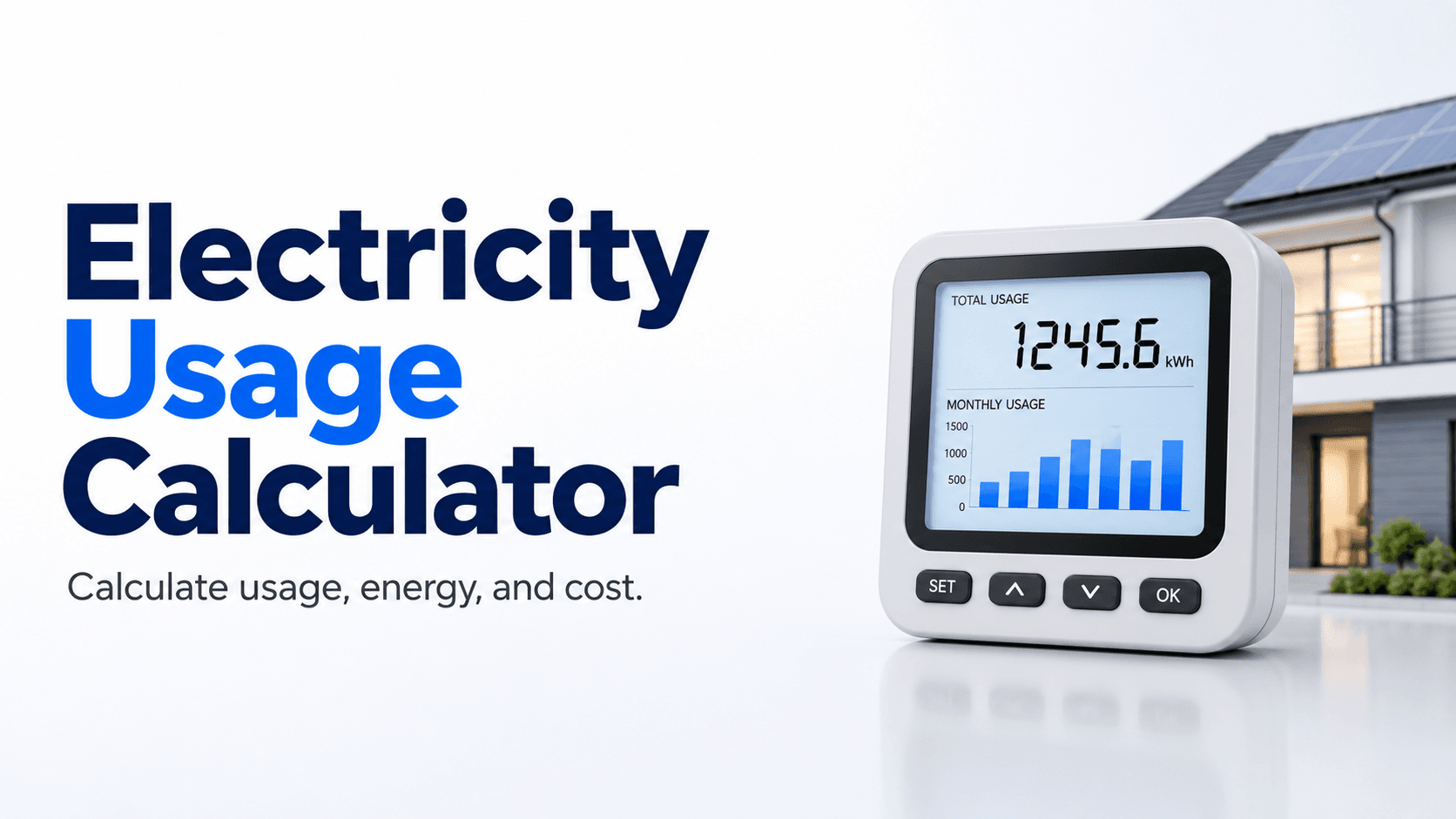 Electricity Usage Calculator KWh Cost Tool