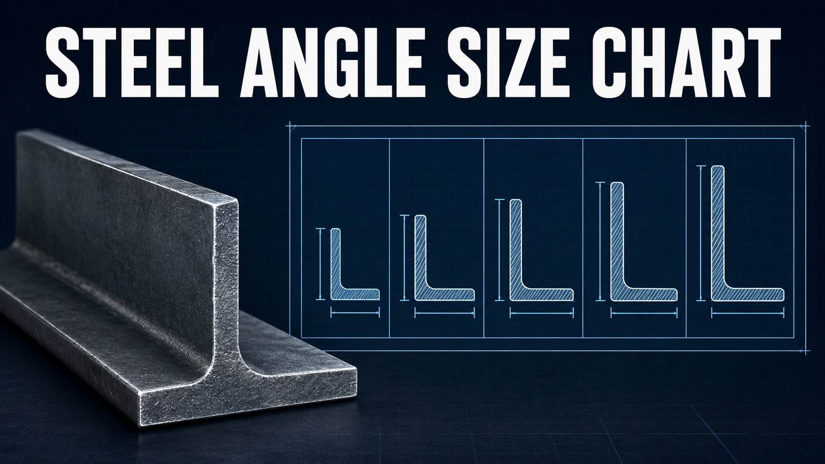 Conversion Table Engineer Steel Angle Size Chart: Dimensions, Weight & Area
