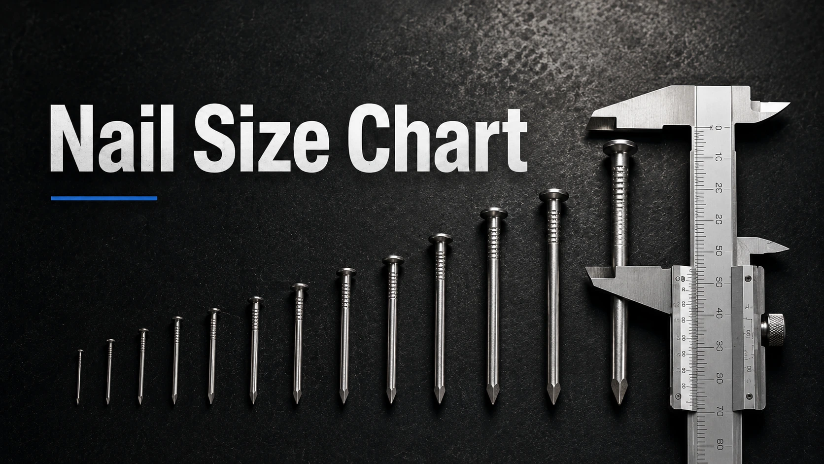 Conversion Table Engineer Nail Size Chart: Penny Sizes, Gauge & Dimensions